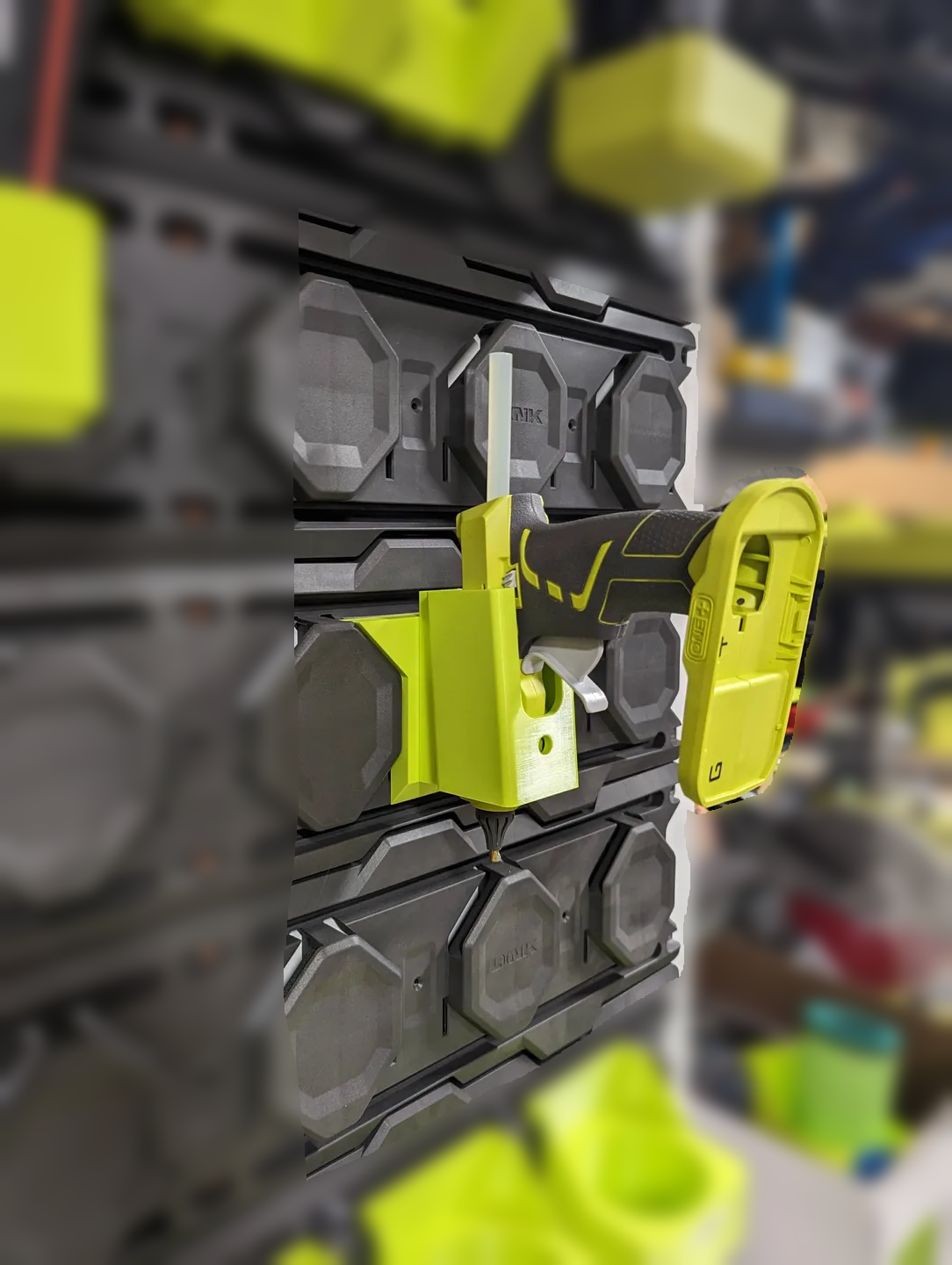 Glue Gun holder compatible with Ryobi Link by JPMakesStuff Download