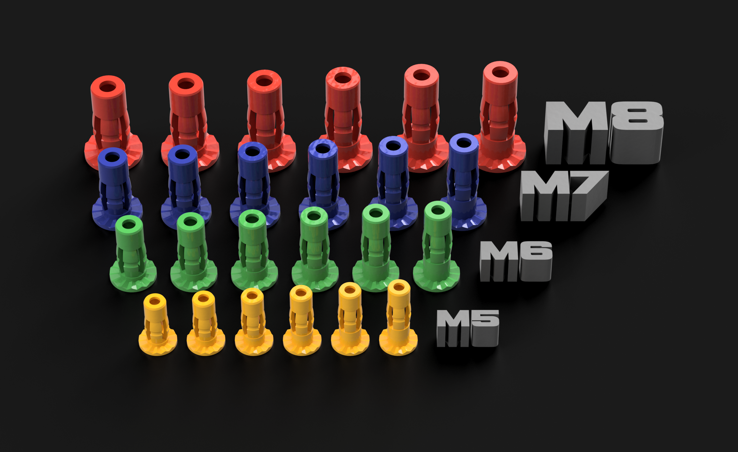 Cavity Dowel Set