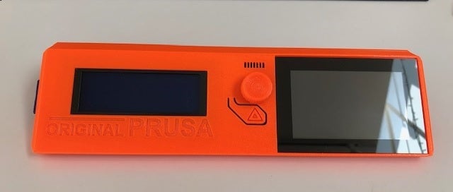 PRUSA MK3S Front panel for DSI 3.5" touch lcd screen