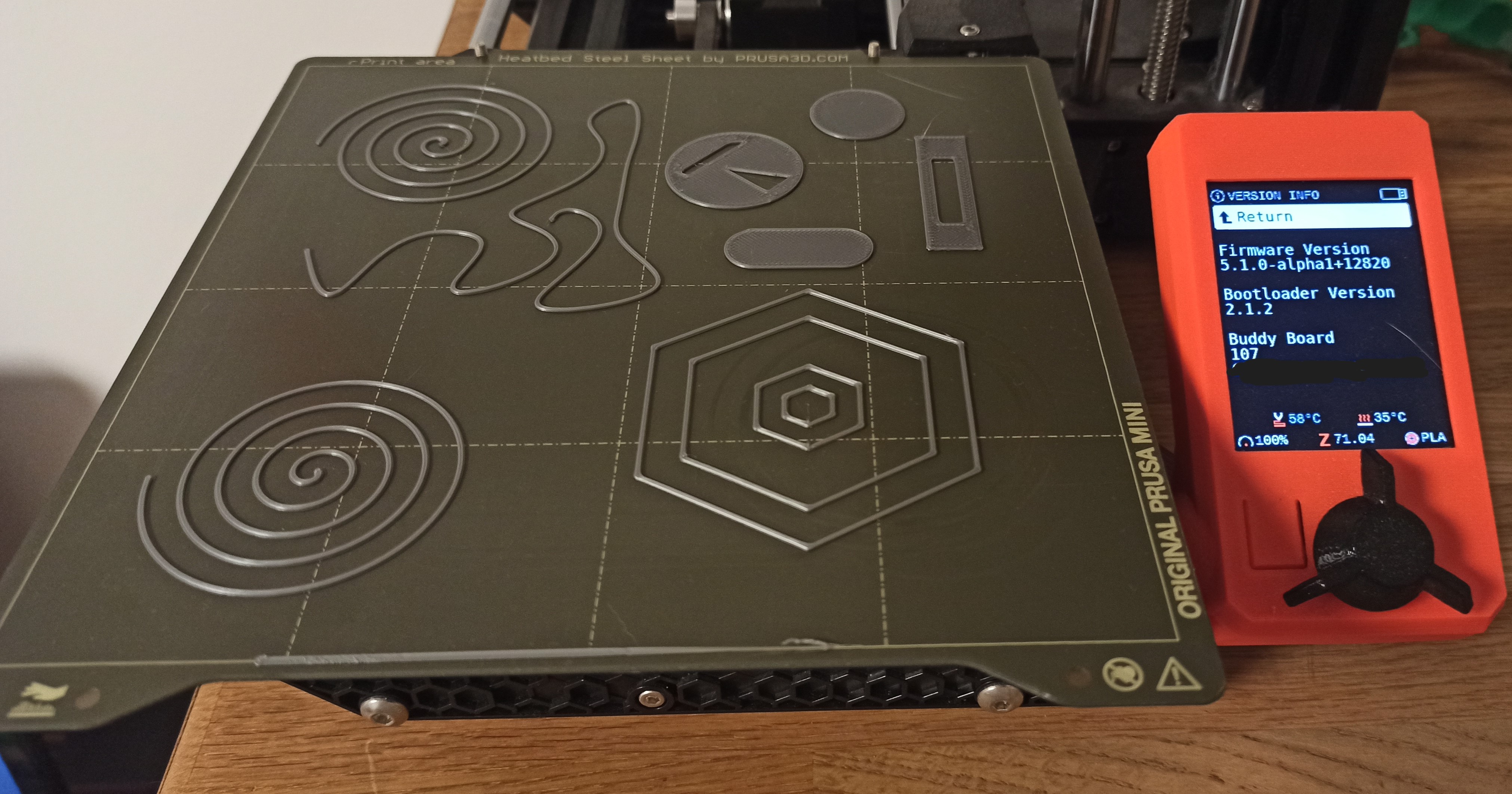 Speed Test Prusa Mini+ Input Shaper