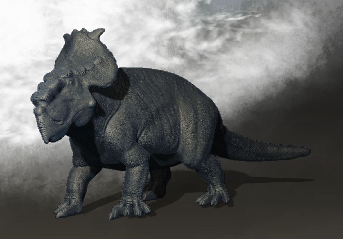 Pachyrhinosaurus Figurine