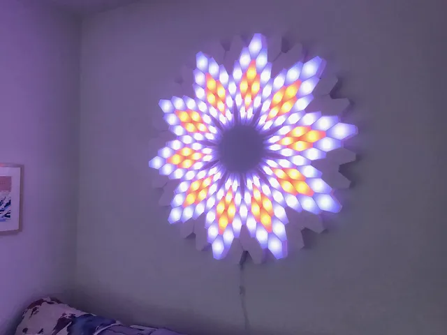 Lotus: 3D LED Wall Art