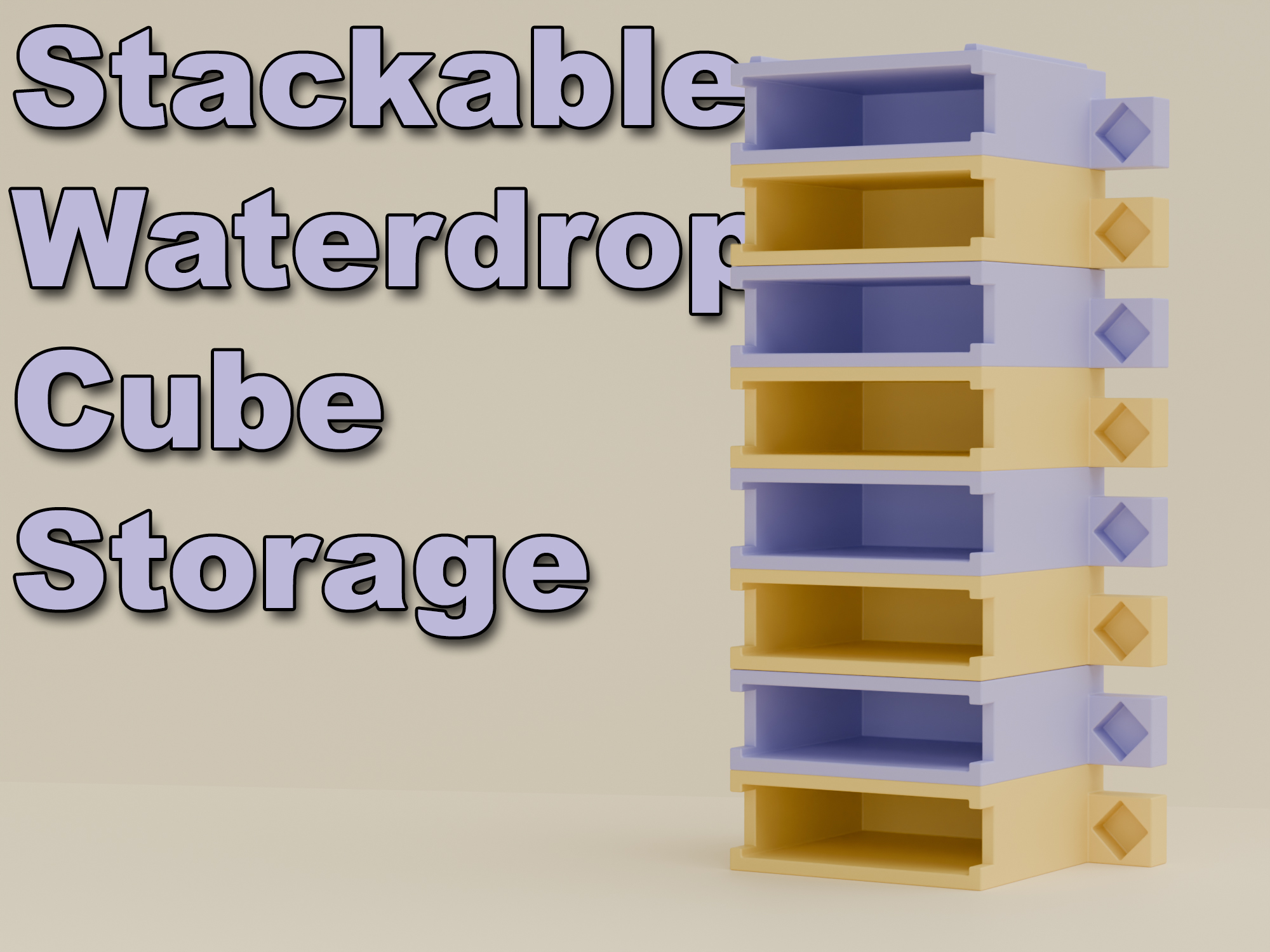 waterdrop Storage Container | Stackable
