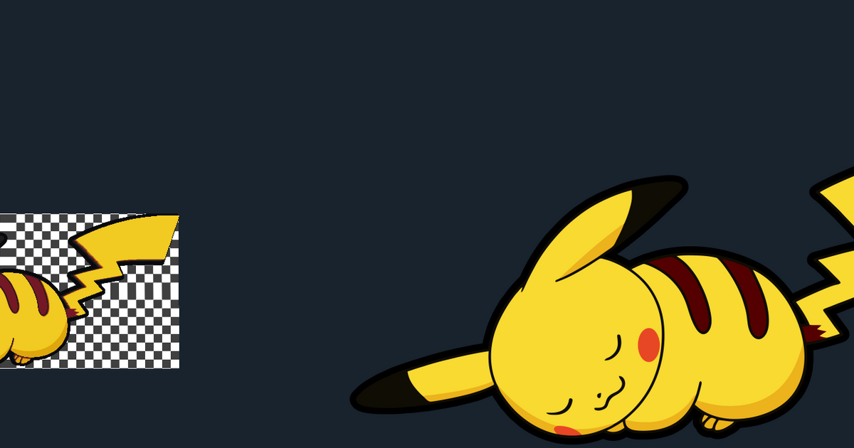 pikachu black wallpaper