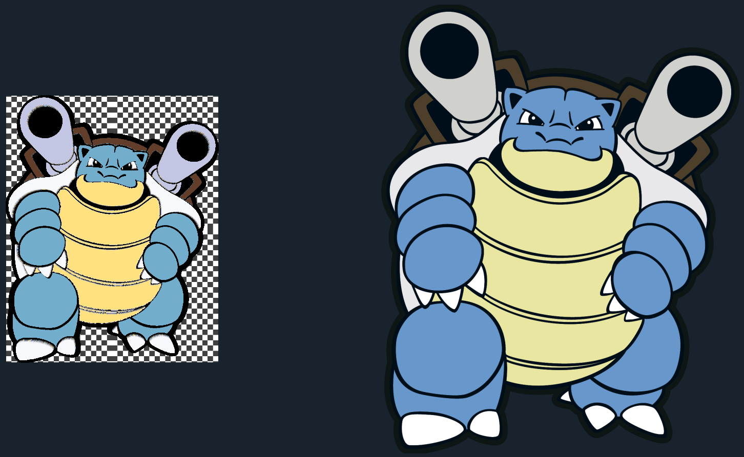 HueForge Blastoise [Multicolor]