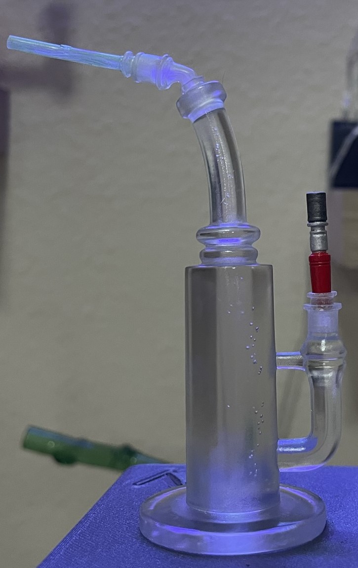 Mini Bong with Vaporizer and Adapters Set