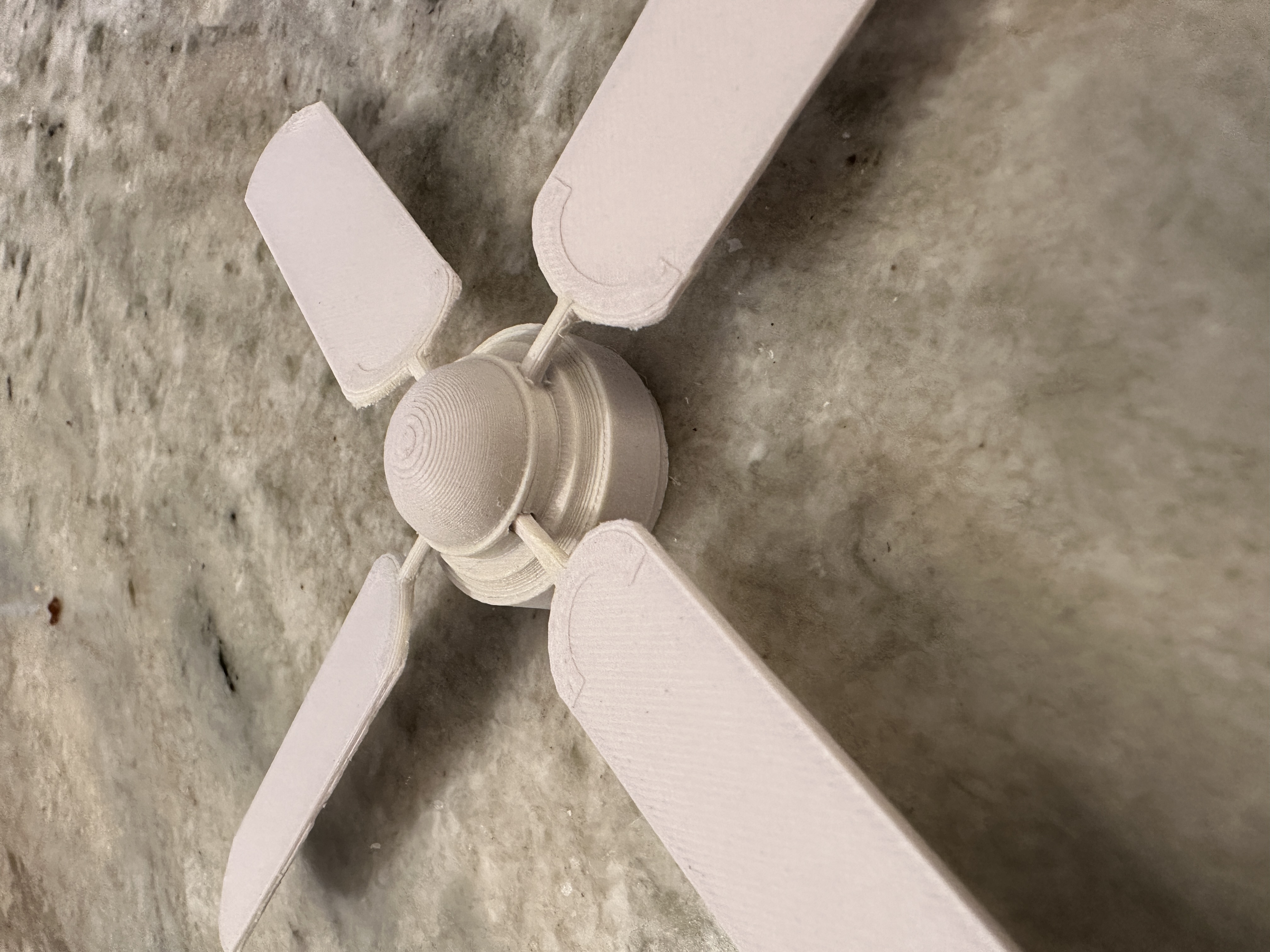 Dollhouse Scale mini Ceiling Fan miniature