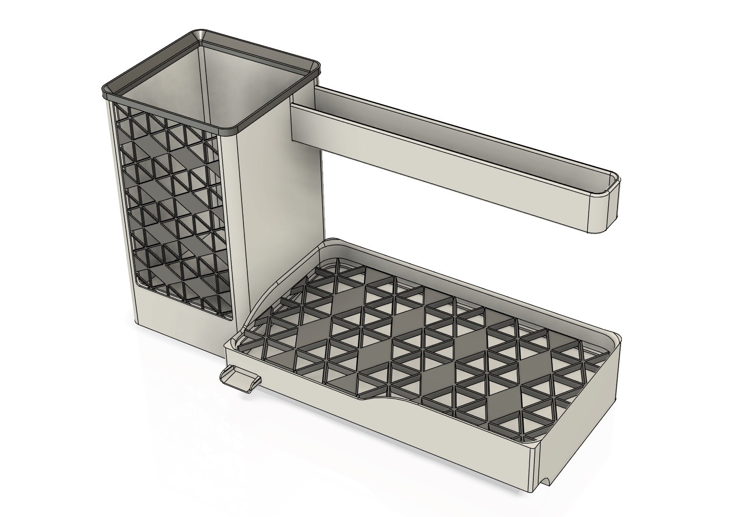 Compact Geometric Sink Organiser