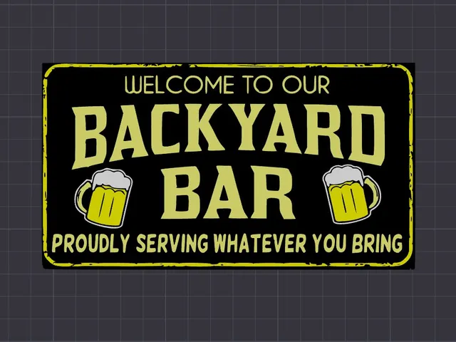 Backyard Bar Sign