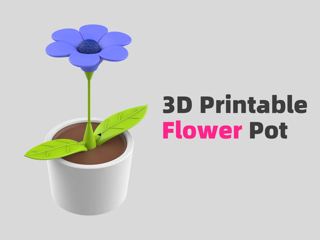 flower pot printable