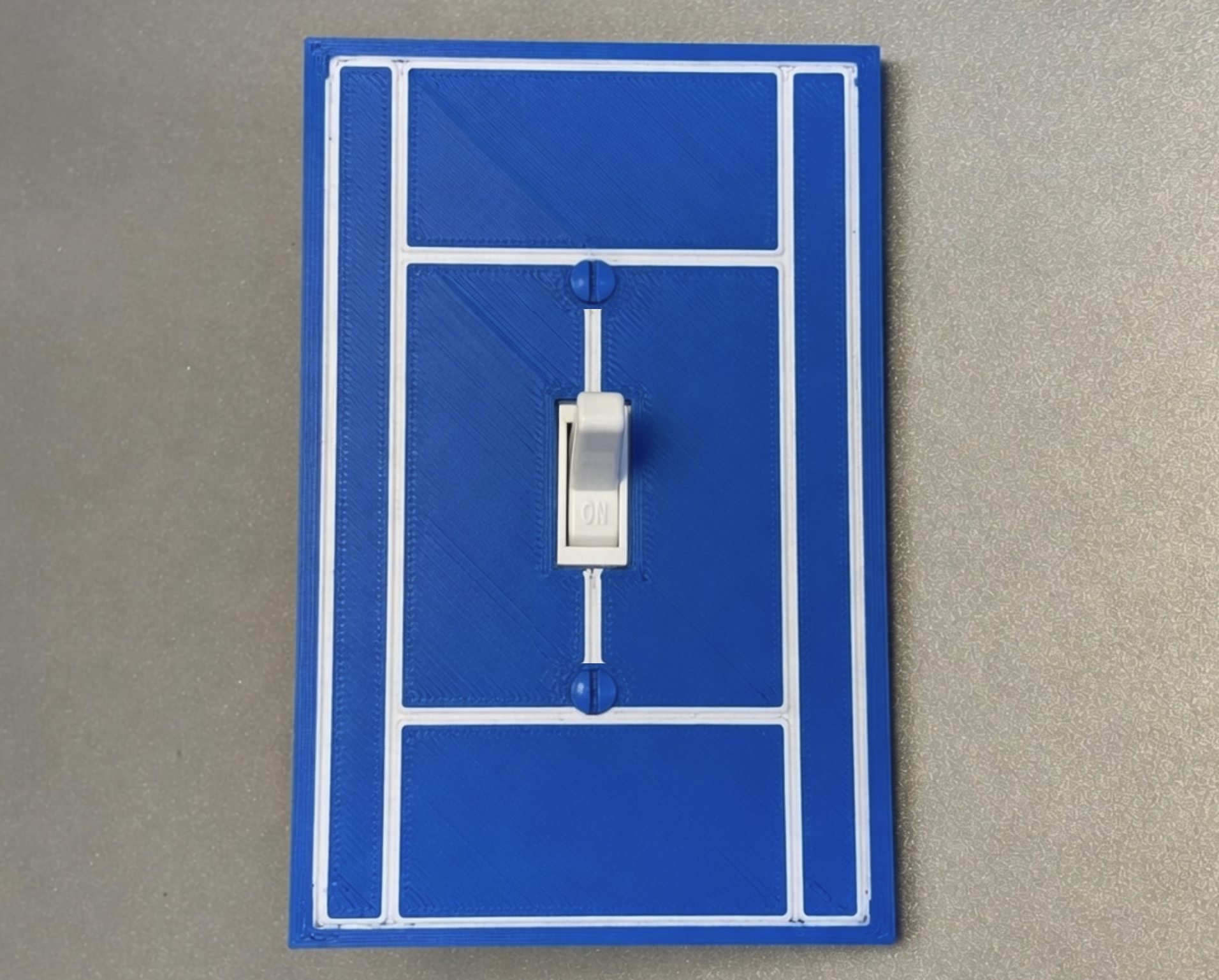 Tennis Court themed Single Toggle Light Switch Cover