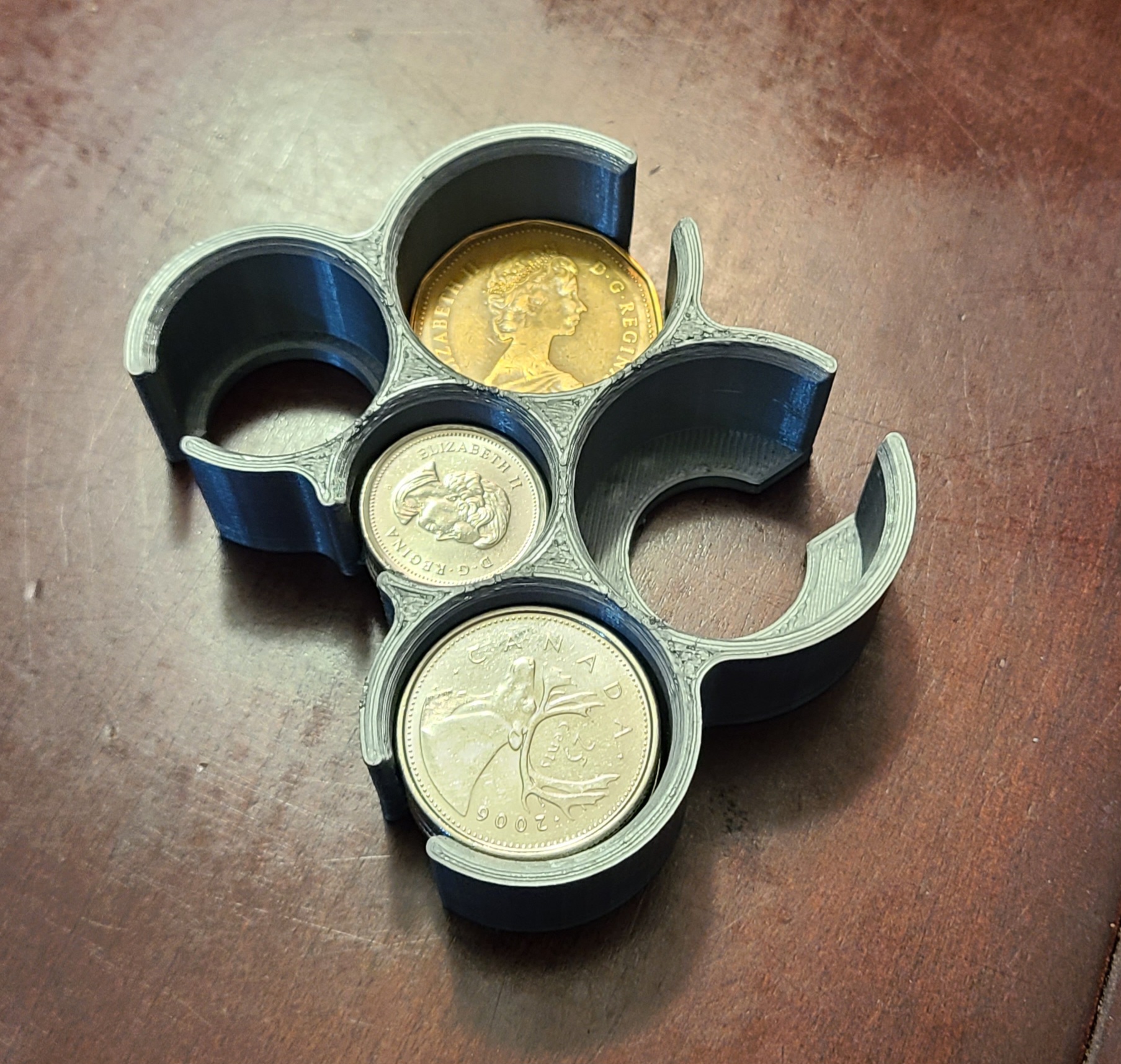 Coin Organizer Tray (Canadian Coins) by JS94 Download free STL model