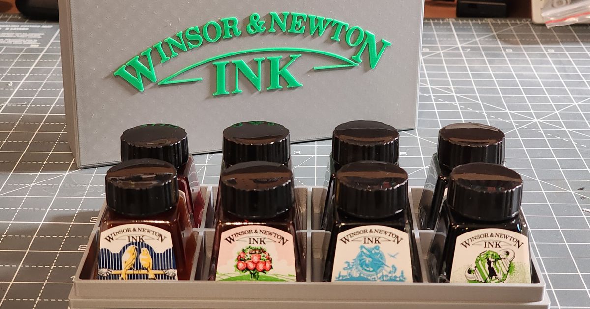 Winsor and Newton Ink Tray by jdireen Download free STL model