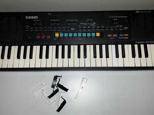 1980's Casio Keyboard Replacement Keys [Casiotone MT-540]