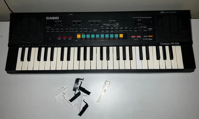 1980's Casio Keyboard Replacement Keys [Casiotone MT-540]