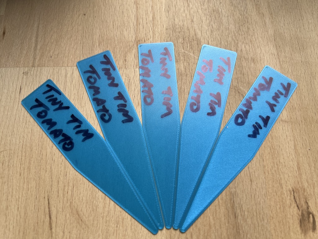 Plant ID Tags by muddymaker Download free STL model