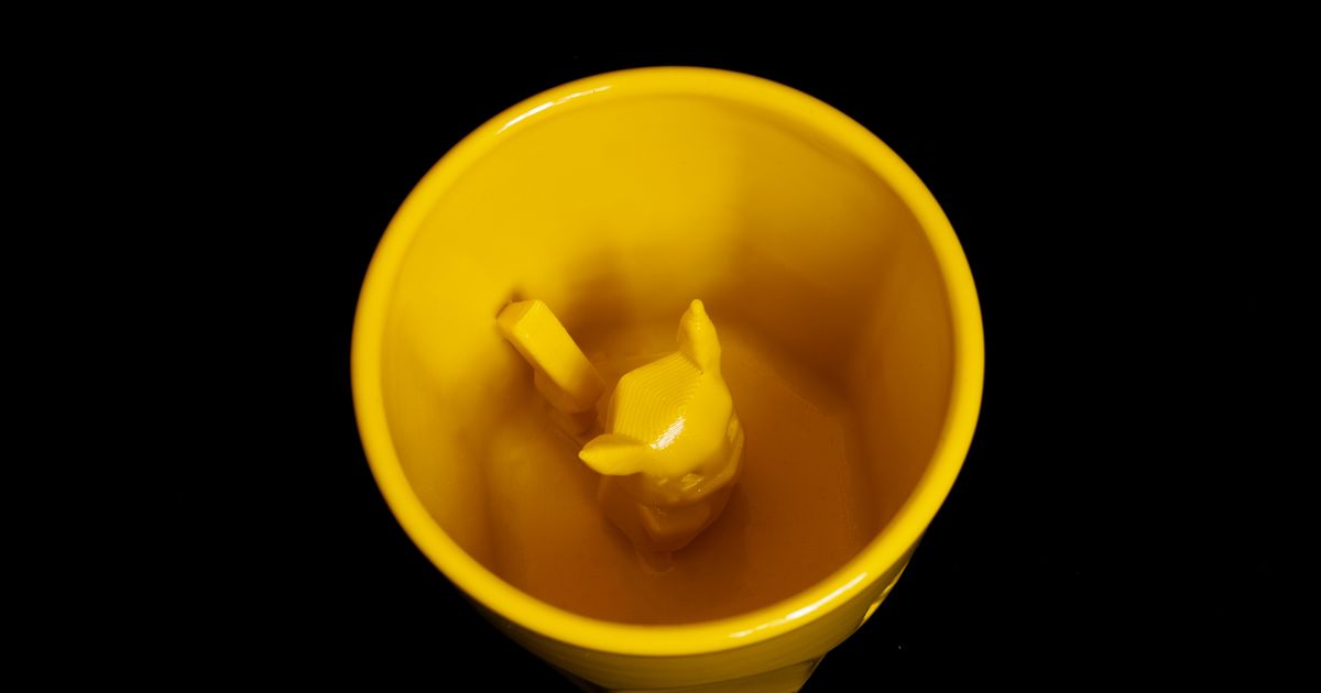 Pikachu hiding in a Octaglass por Michal Fanta | Descargar modelo STL ...