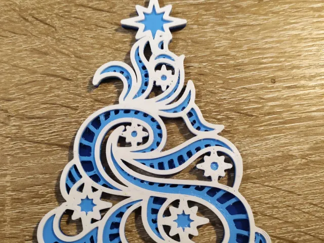 Christmas Tree layered