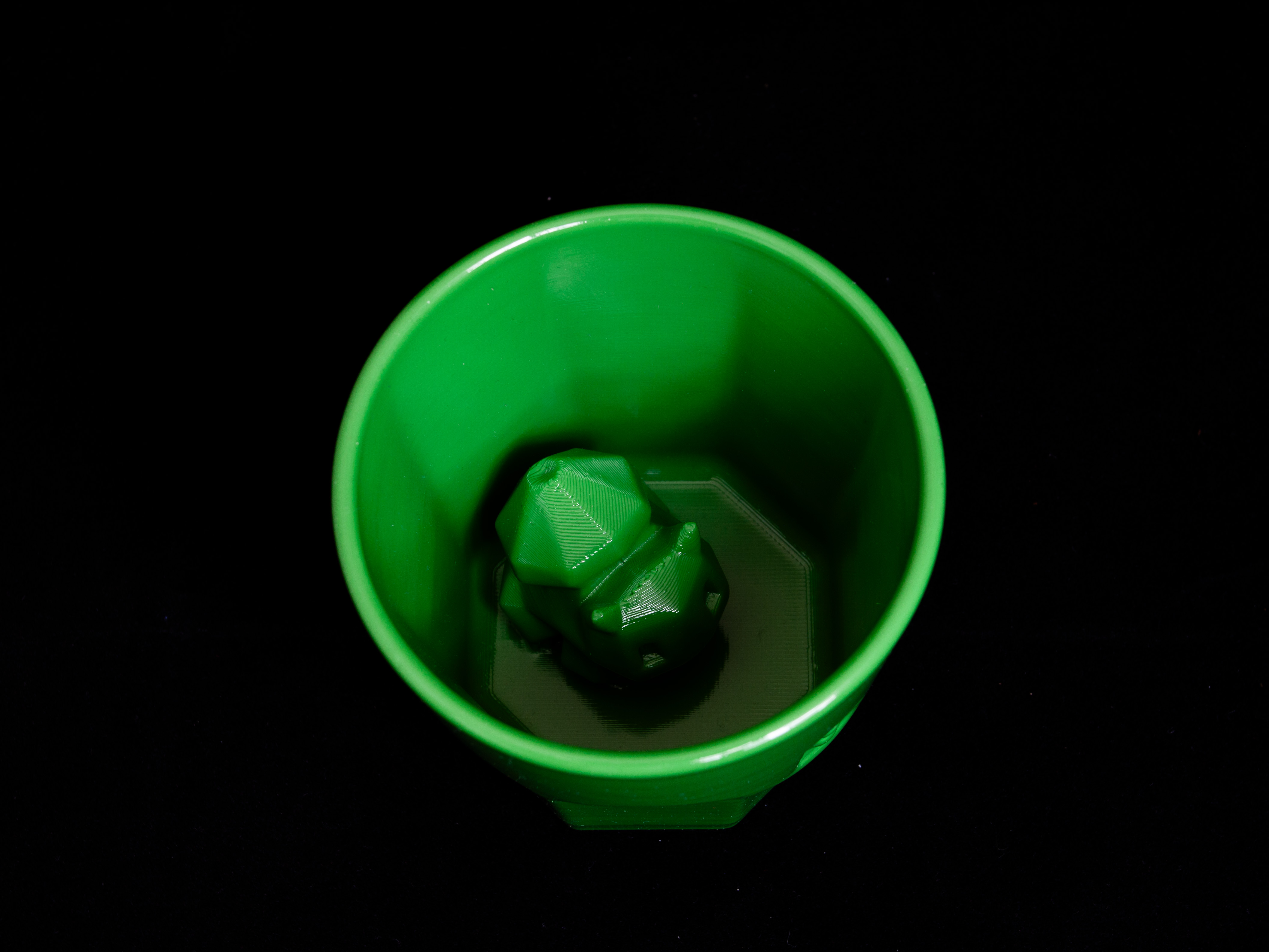 Bulbasaur hiding in a Octaglass 3D model thumbnail