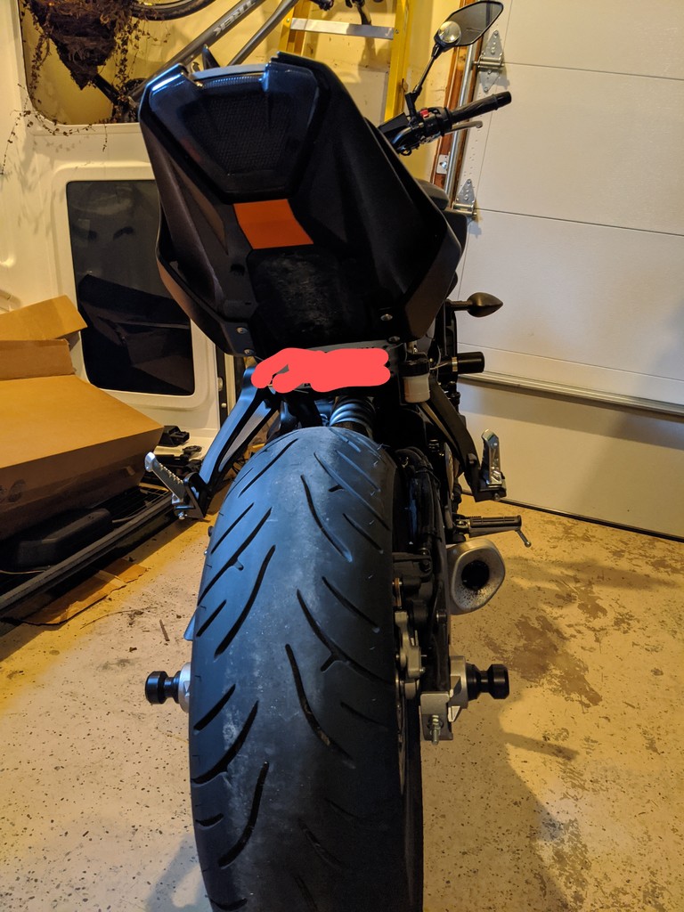 Yamaha FZ07/MT07 Fender Eliminator Plate by Bob Rain Download free STL model