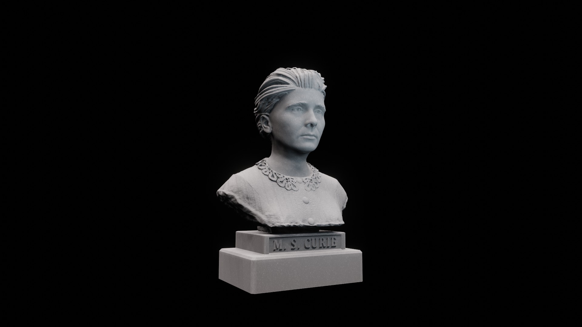 Marie Curie bust