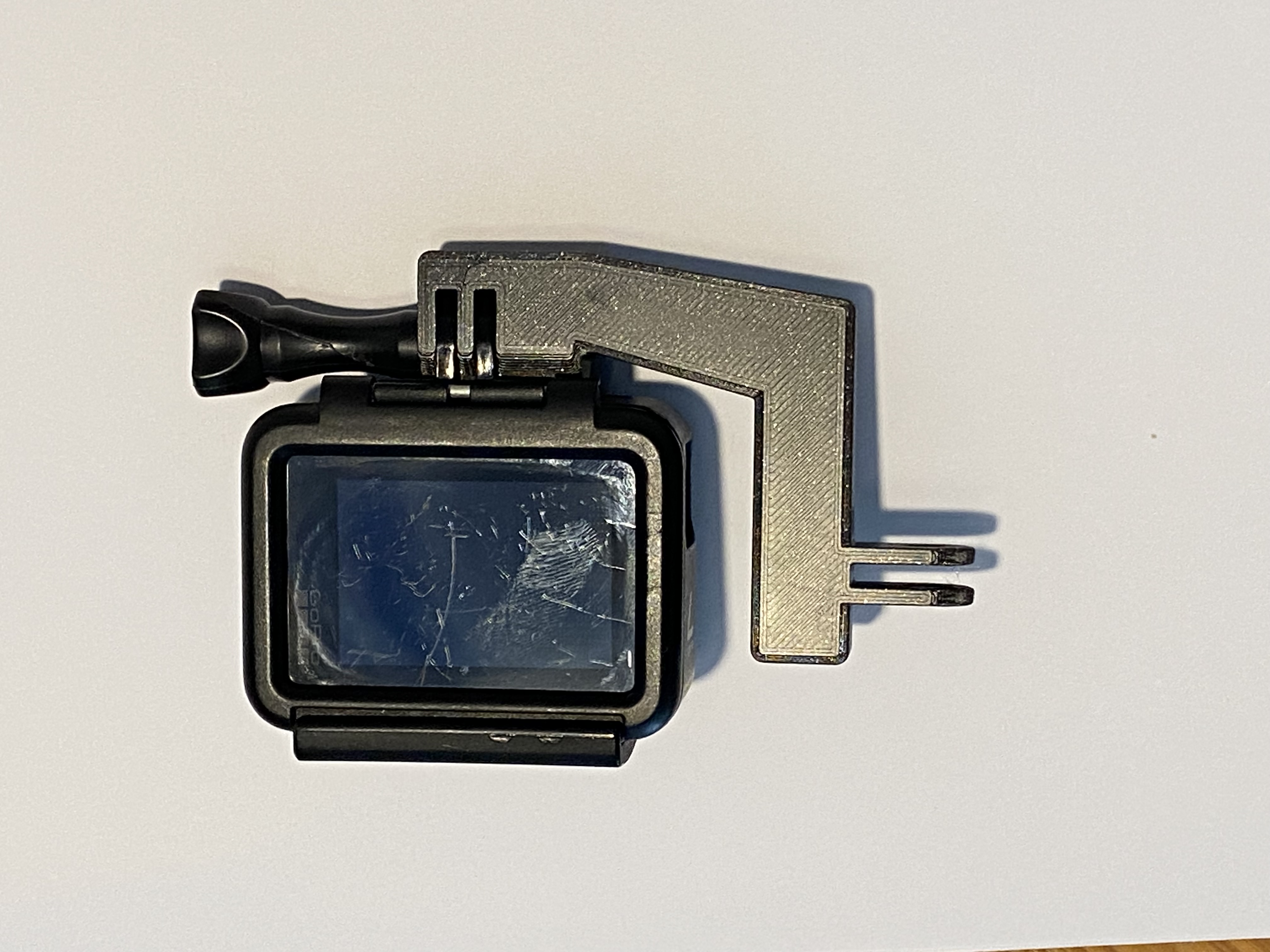 GoPro Vertical Mount by Mike Download free STL model