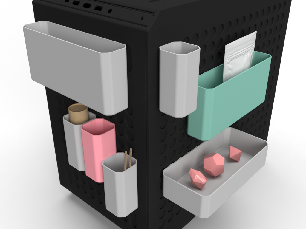 Customisable Thing Holders & Trays for Qube 500