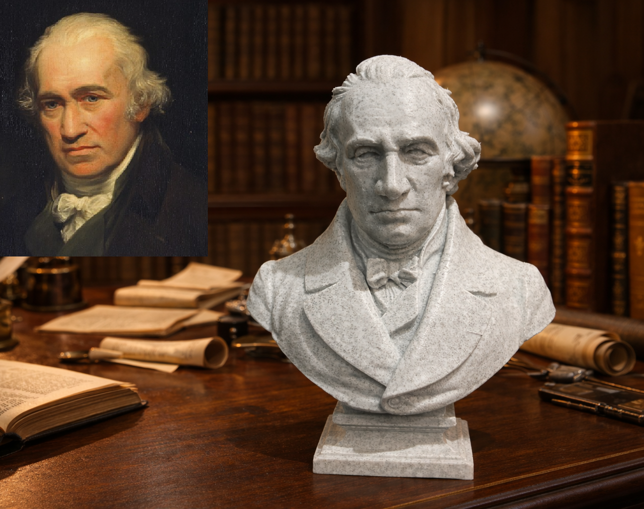 James Watt - Bust