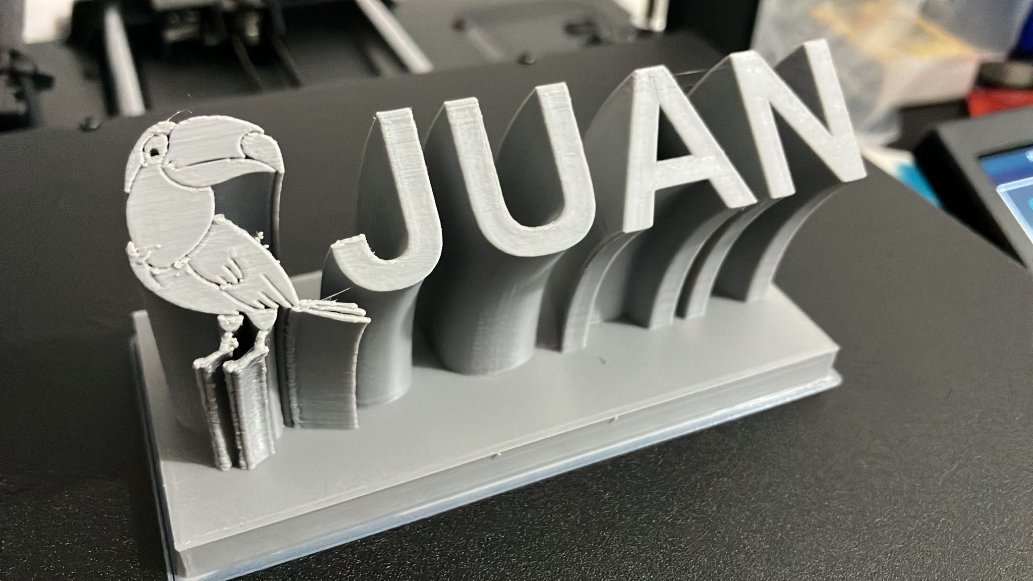 Placa de oficina Juan / Juan's office plaque