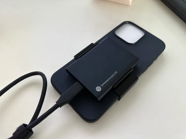 iPhone 15 Pro Max FineWoven Case SSD Mount