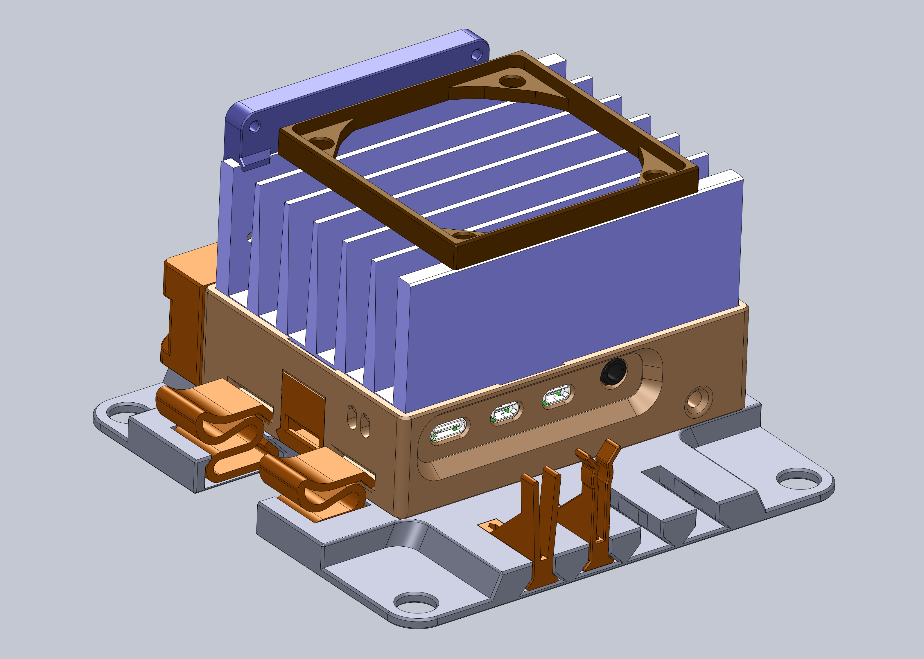 Miniatura 3 do modelo 3D CooliPi 4B CASE