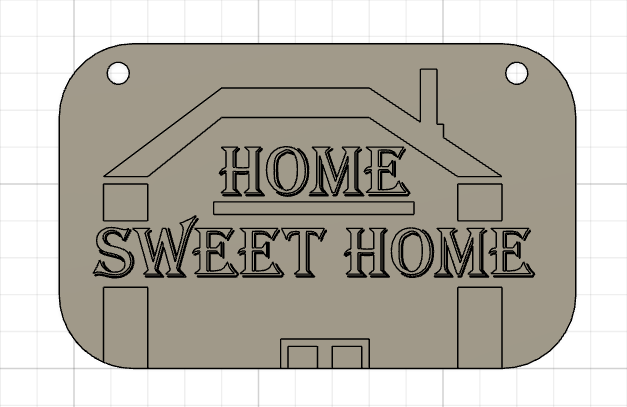Home sweet Home sign by Ben Otto | Download free STL model | Printables.com