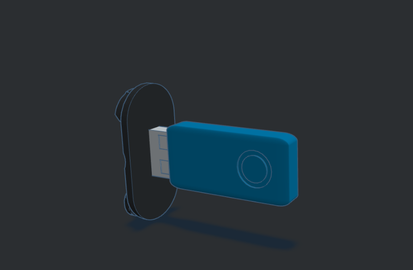 Fake USB Stick For Qube 500 Flat