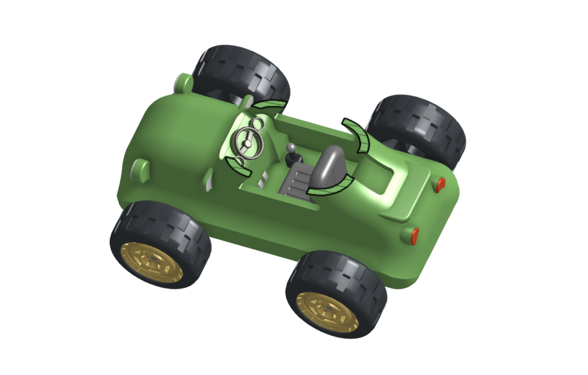 Racing Car - Little Buggy by Zdeněk Sába | Download free STL model ...