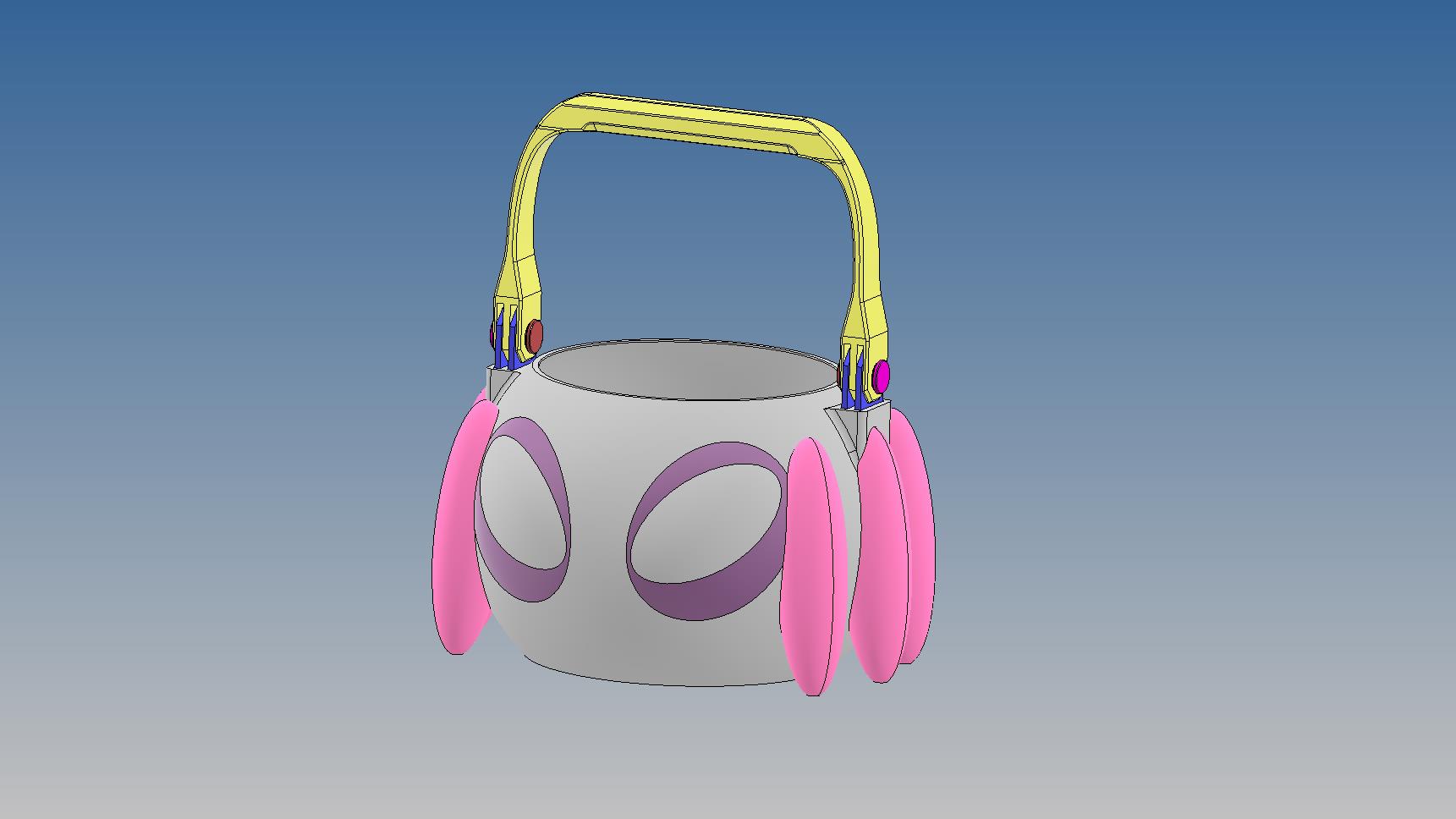 Spider-bot (Trace-E) basket with handle
