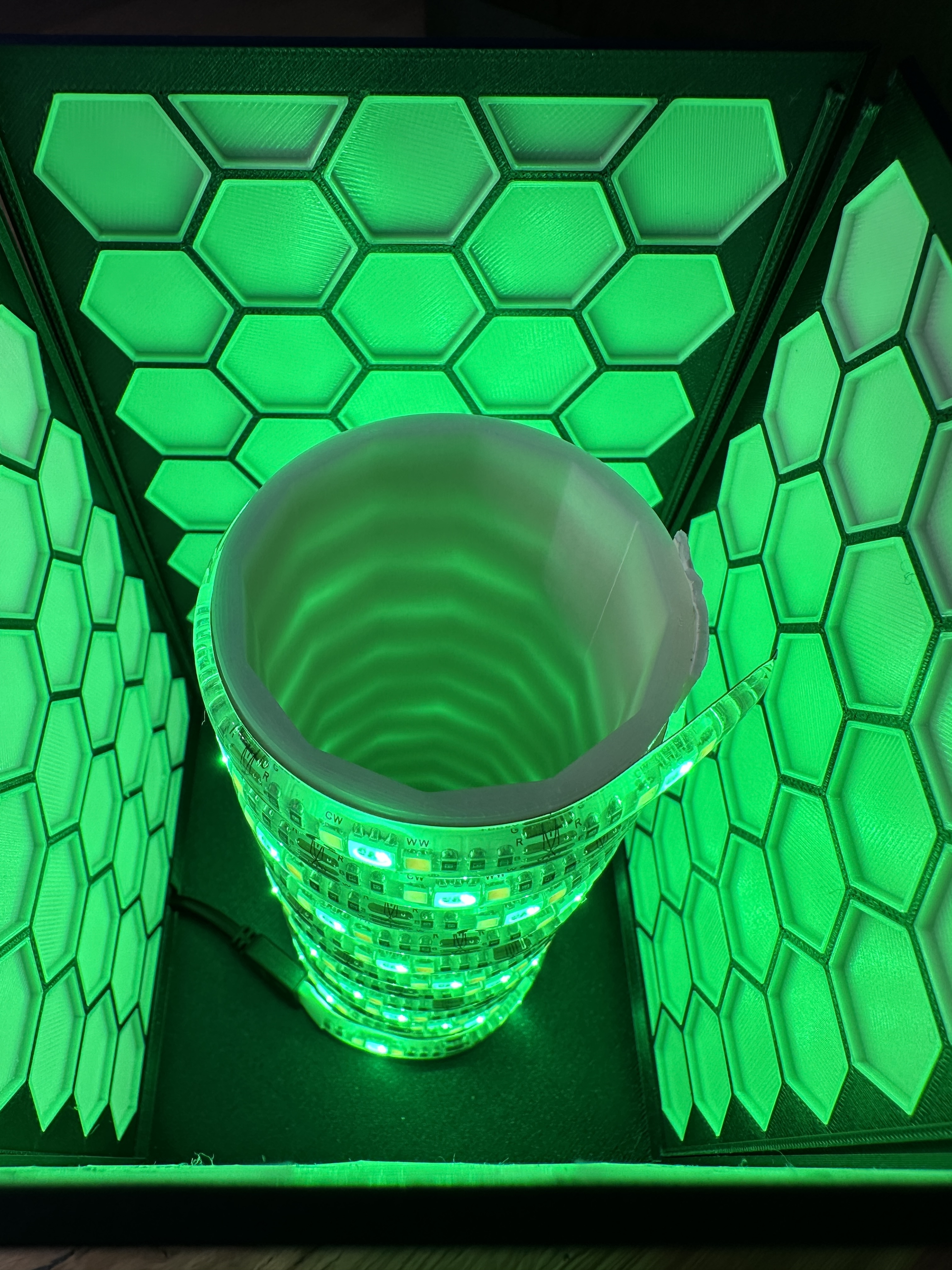 Hex Table Lamp Remix 3D model thumbnail
