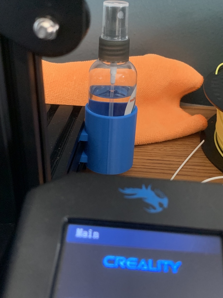 Spray Bottle Holder Ender 3 V2 by webguyatwork Download free STL