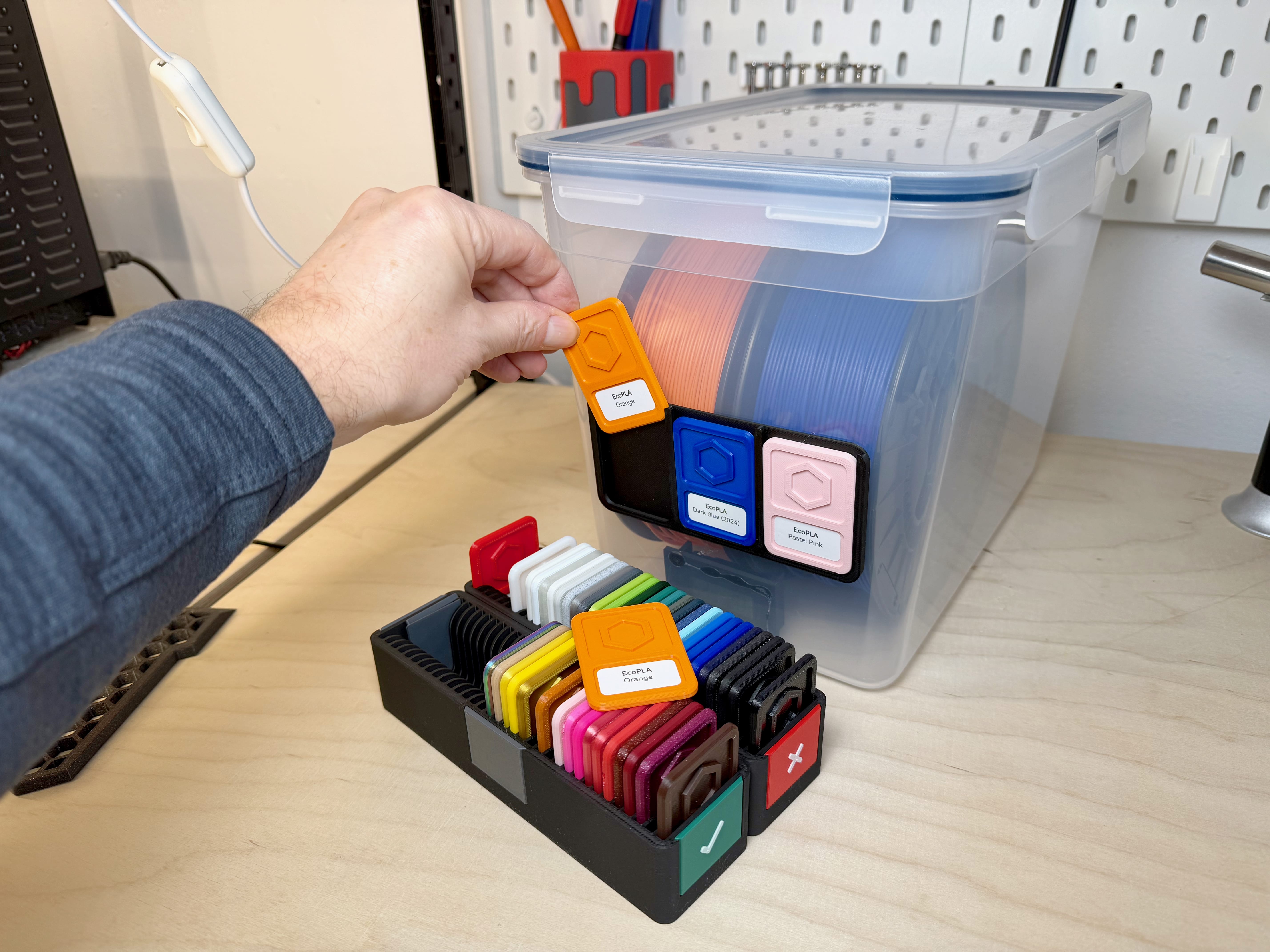 Filament Color Swatch System