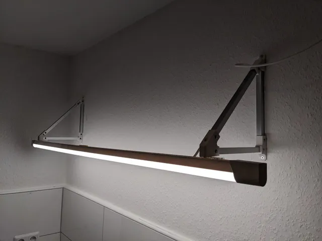 Lamp Extension Arms for Kitchen, Desk, Workbench or Workplace - 15 mm Square Extrusion