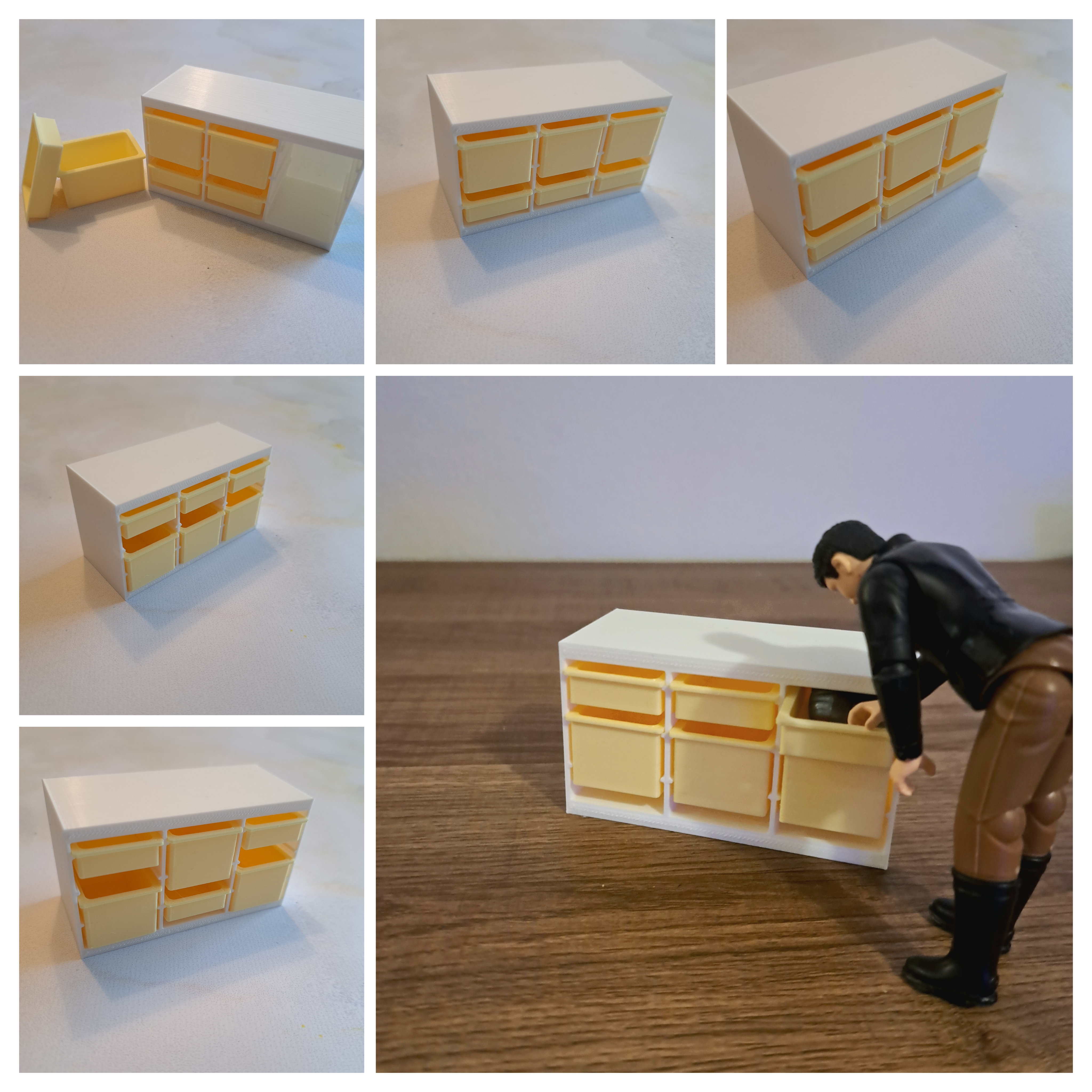 DOLLHOUSE IKEA TROFAST 1:12 MINIATURE