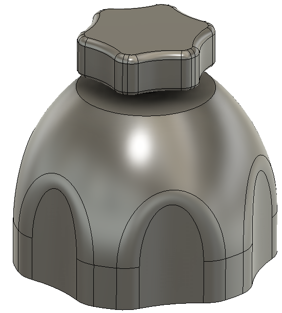 Manual actuator for water heating valve