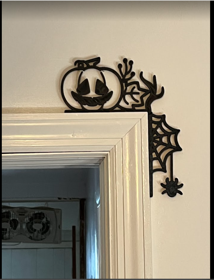 Halloween door corner decoration by Dana Pysz | Download free STL model ...