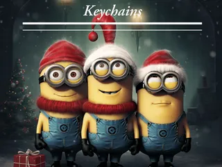 Minions hot sale 3d keychain