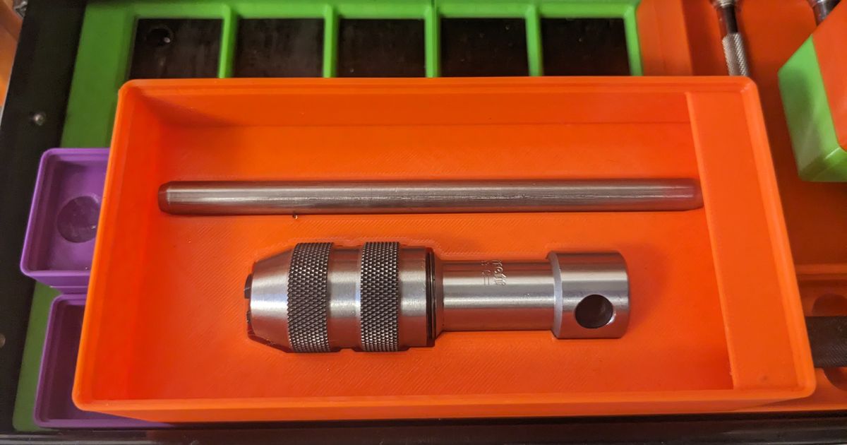 Gridfinity Starrett 93C Tap handle/Tap wrench holder by Toch419