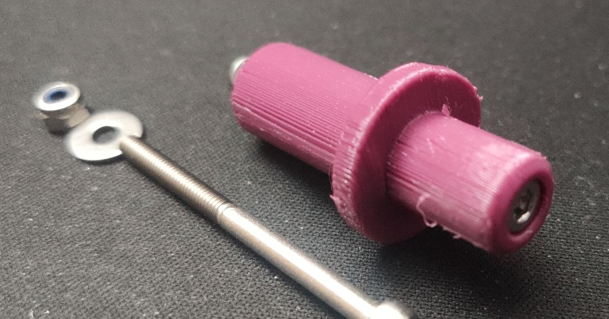 The mounting pin for the bed frame by Leszek Download free STL model