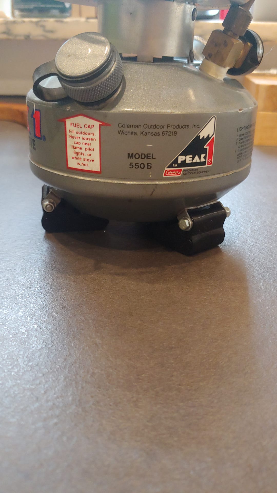 feet coleman peak 550B (multi fuel stove) by herrb Download free STL