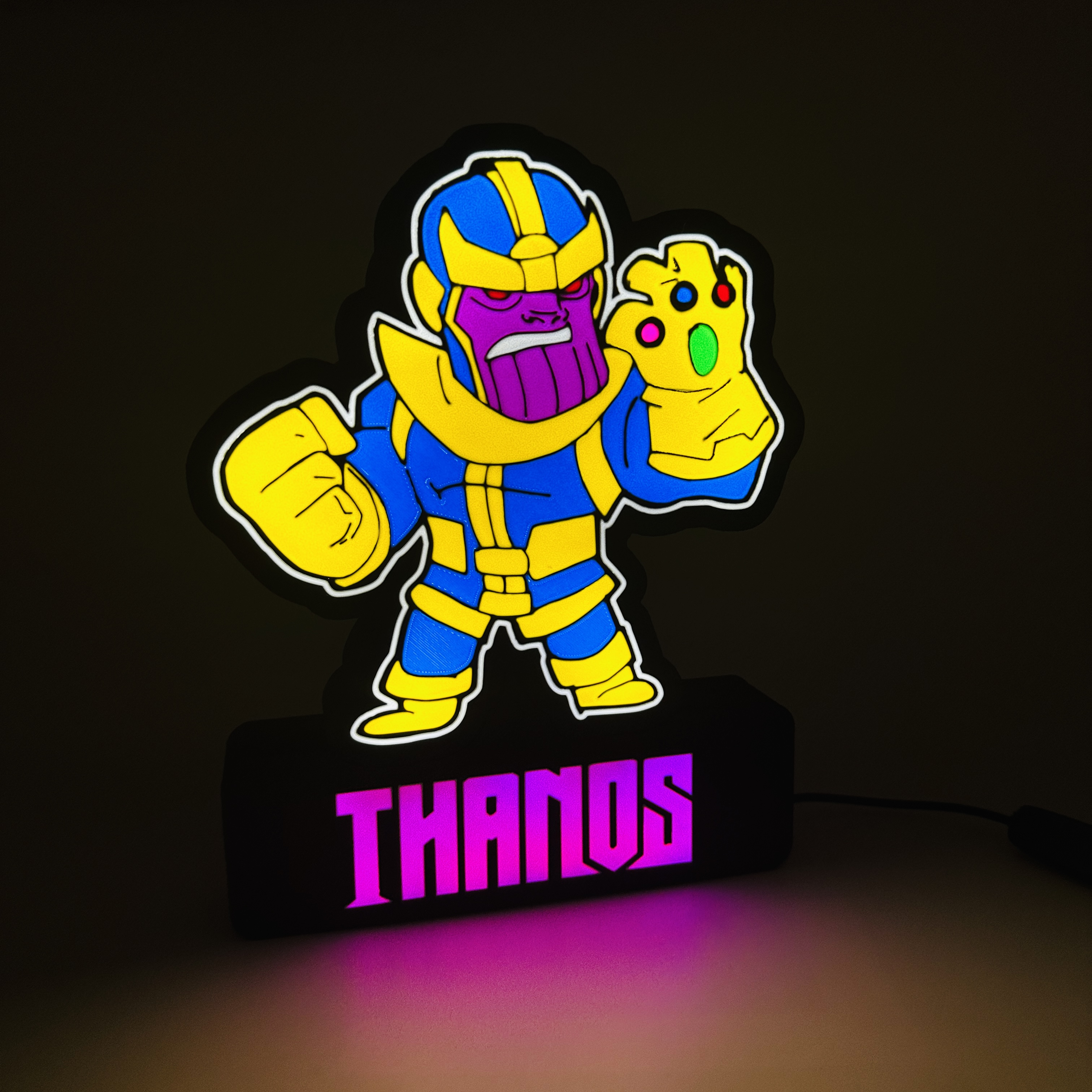 Thanos led lamp by Smart3d By Gabriel Gomes | Printables Store