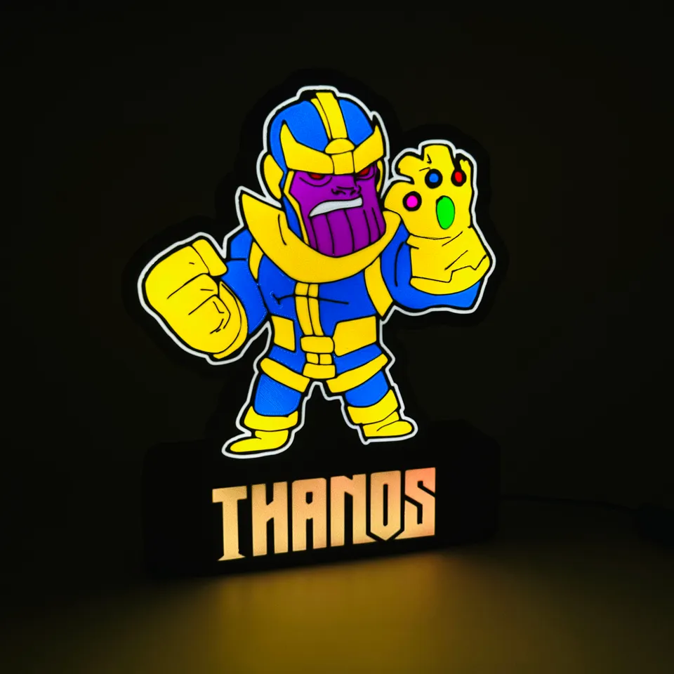 Lampe 3D Avengers Thanos