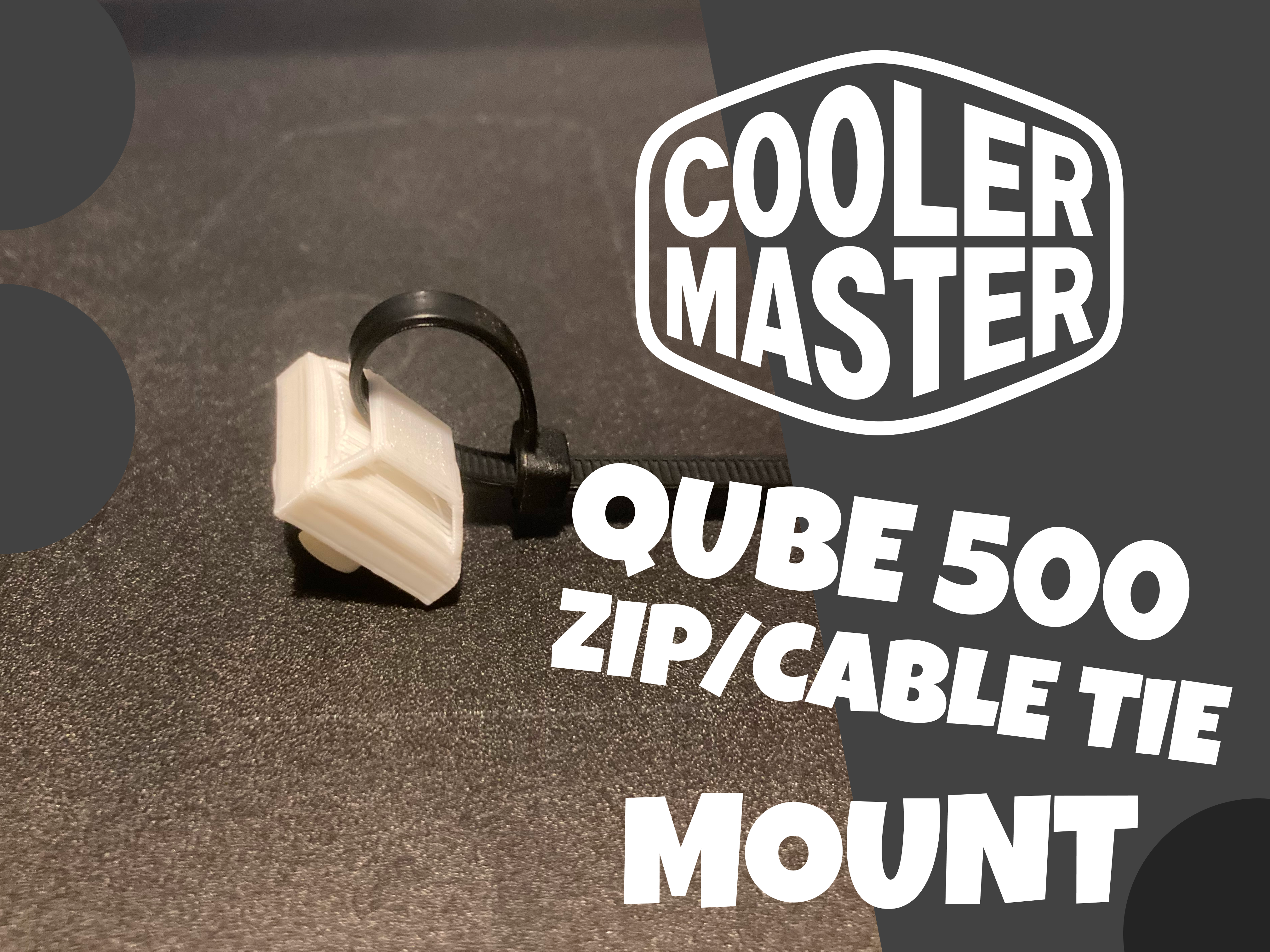 QUBE 500 - Zip/Cable Tie Mount