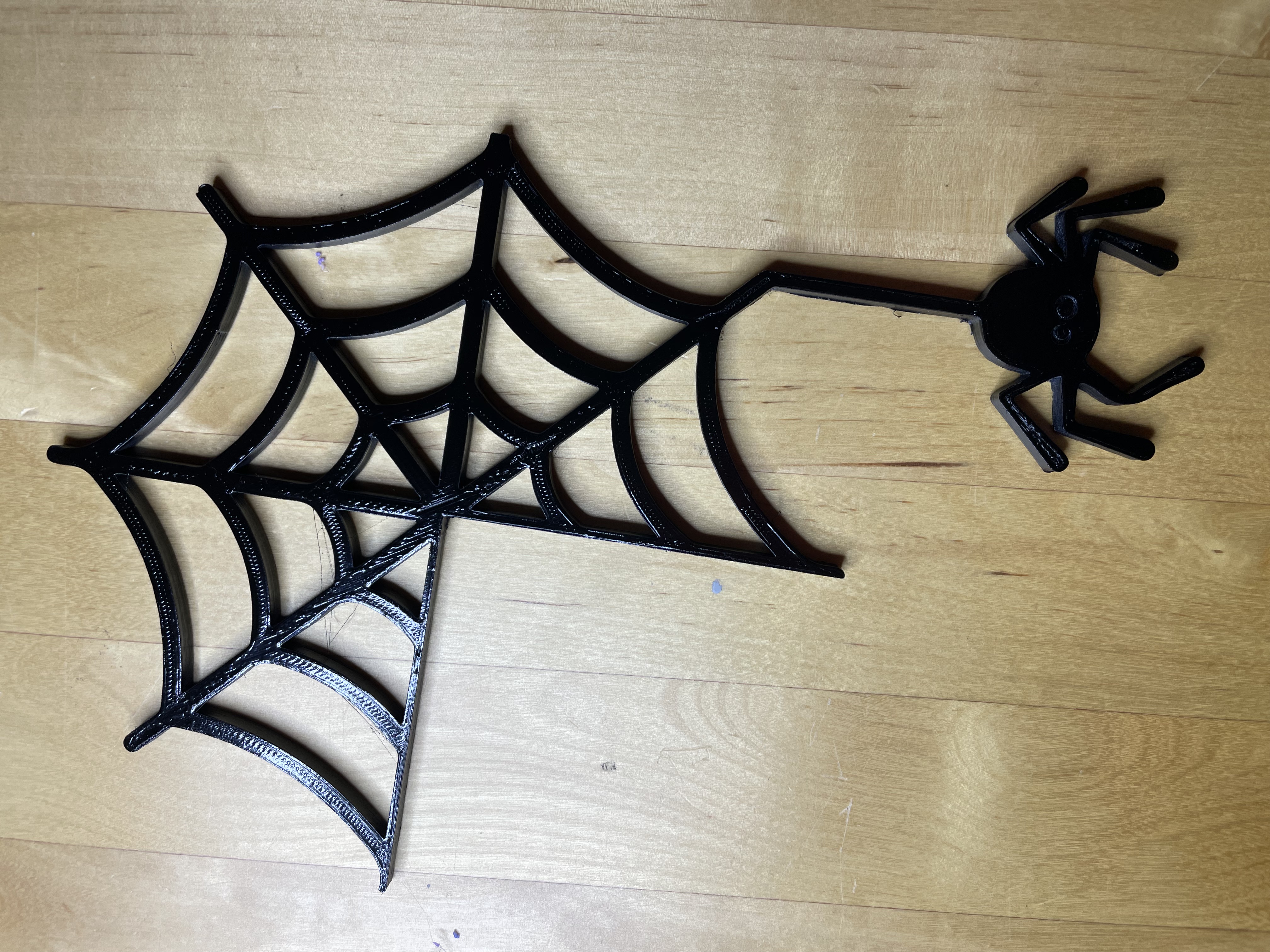 Spider web door hanger
